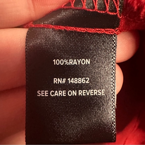 Torrid Mini Challis Skater Dress Red Size 1X - Picture 6 of 10